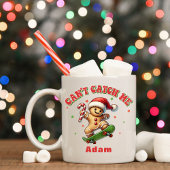 Kerst Skateboarden Gingerbread Man Koffiemok