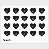 Kerst Skelet Creepy Dancing Hart Sticker (Vel)