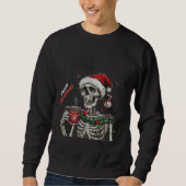 Kerst Skeleton Holiday Cheer Trui (Voorkant)