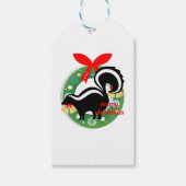 kerst skunk cadeaulabel (Voorkant)