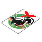 kerst skunk notitieboek (Linkerzijde)