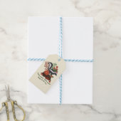 Kerst Skunk Pun: Jingle ruikt Cadeaulabel (Met Touw)