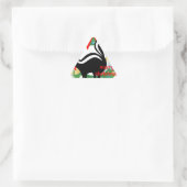 kerst skunk sticker (Tas)