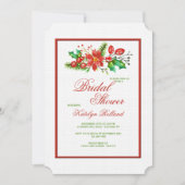 Kerst Slag Invitatie Kaart (Voorkant)