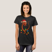 Kerst Slanke Snipe Paling T-shirt (Voorkant volledig)