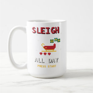Kerst slee all day koffiemok