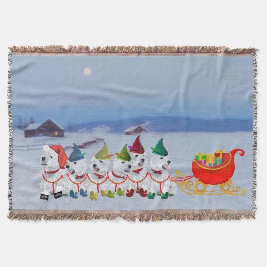 Kerst slee deken (Voorkant)