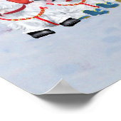 Kerst slee poster (Hoek)
