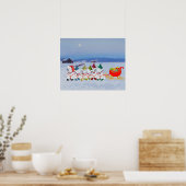 Kerst slee poster (Keuken)