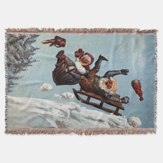 Kerst slee rit Wilhelm Larsen Deken (Voorkant)