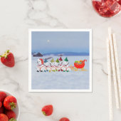 Kerst slee servetten (Insitu)