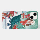 Kerst slee sleeën boodschappen doen meisje Iphone Case-Mate iPhone Case (Achterkant (horizontaal))