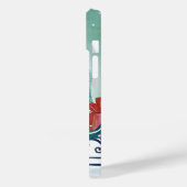 Kerst slee sleeën boodschappen doen meisje Iphone Case-Mate iPhone Case (Achterkant / Links)