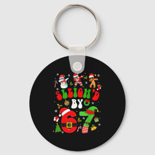 Kerst Sleigh'd Door 67 Grappige Six Seven Meme 6 7 Sleutelhanger