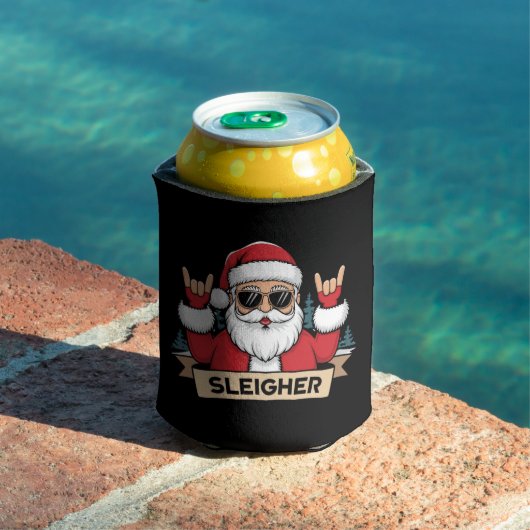 Kerst Sleigher Kerstman Rock Kerstmis Rocker Blikjeskoeler (Insitu Zwembad)