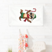 Kerst Sloth Elf Pepermunt Snoepstok Shirt Gi Spandoek (Insitu)