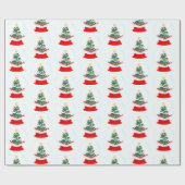 Kerst Sneeuw Bal Verpakkingspapier Cadeaupapier (Vlak)