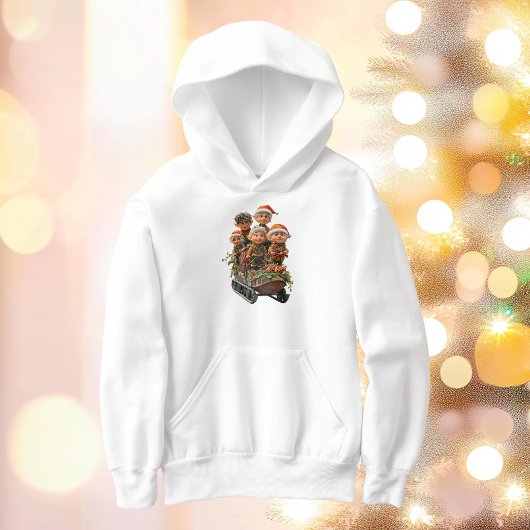Kerst Sneeuw Fun Boy's Hoodie