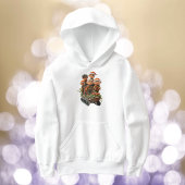 Kerst Sneeuw Leuk Meisje Hoodie