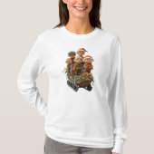 Kerst Sneeuw Leuk Vrouwen T-shirt (Voorkant)