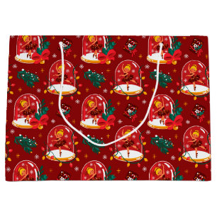 Kerst Sneeuwbol Ballerina  Groot Cadeauzakje