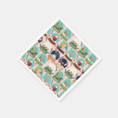 Kerst sneeuwbos-wereldbol//Gnome//Gingerbread Hous Servet (Hoek)