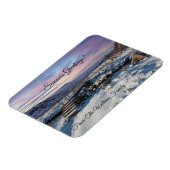 Kerst Sneeuwlandschap Magneet (Linkerzijde)