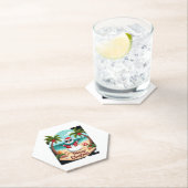 Kerst Sneeuwman (2) Kartonnen Onderzetters (Insitu)