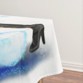 Kerst Sneeuwman en Meisje Dansers - Tafelkleed (Voorbeeld)