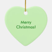 Kerst Sneeuwman en Mistletoe (foto lijst) Keramisch Ornament (Achterkant)