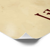 Kerst Sneeuwman Gewoon Chill Quote Leuke Waterverf Perfect Poster (Hoek)