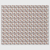 Kerst Sneeuwman Gift Wrapping Papier Vakantie Wrap (Vlak)