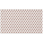 Kerst Sneeuwman Goud Vrolijke Kersttekst Tafelkleed (Voorkant (Horizontaal))