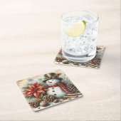 Kerst Sneeuwman Onderzetters (Insitu)