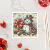 Kerst Sneeuwman Party Servetten (Insitu)