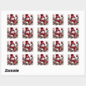 Kerst Sneeuwman Stickers (Vel)