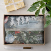 Kerst Sneeuwman Vintage Waterverf Decoupage Tissuepapier (Geschenk)