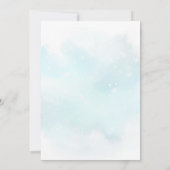 Kerst Sneeuwman Winter Onederland 1e verjaardag Kaart (Achterkant)