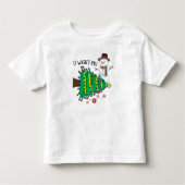 Kerst Sneeuwmannen Grappig Kinder Shirts (Voorkant)
