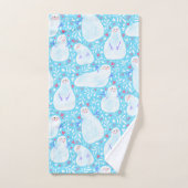 Kerst sneeuwpop handdoek (Handdoek)