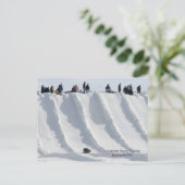 Kerst Sneeuwslang Lancaster PA Feestdagenkaart (Staand voorkant)