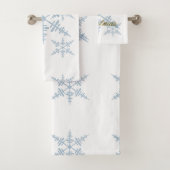 Kerst sneeuwvlok handdoek (Insitu)