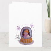 kerst sneeuwvlok kaart (Achterkant)