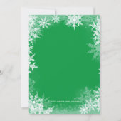 Kerst Sneeuwvlok Kerst Baby shower Kaart