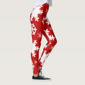 Kerst Sneeuwvlok Leggings! Leggings (Rechts)