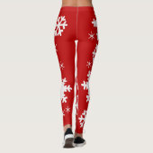 Kerst Sneeuwvlok Leggings! Leggings (Achterkant)