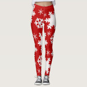 Kerst Sneeuwvlok Leggings! Leggings (Voorkant)
