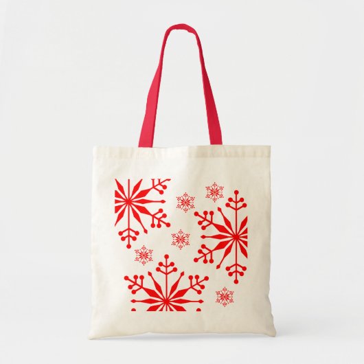Kerst Sneeuwvlok Stijl Canvas tas (Voorkant)