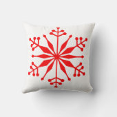 Kerst sneeuwvlok stijl kussen. kussen (Achterkant)