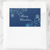 Kerst Sneeuwvlok Vrolijke Kerst Stickers (Tas)